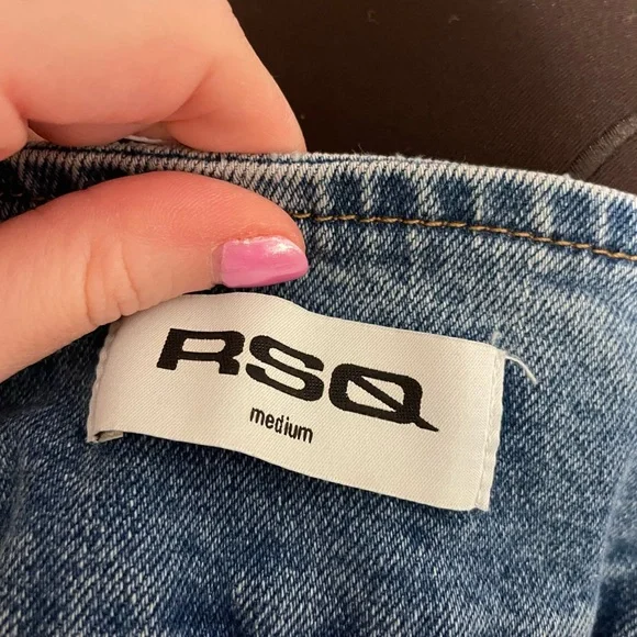 Low Rise Denim Mini Skirt - Picture 8 of 8